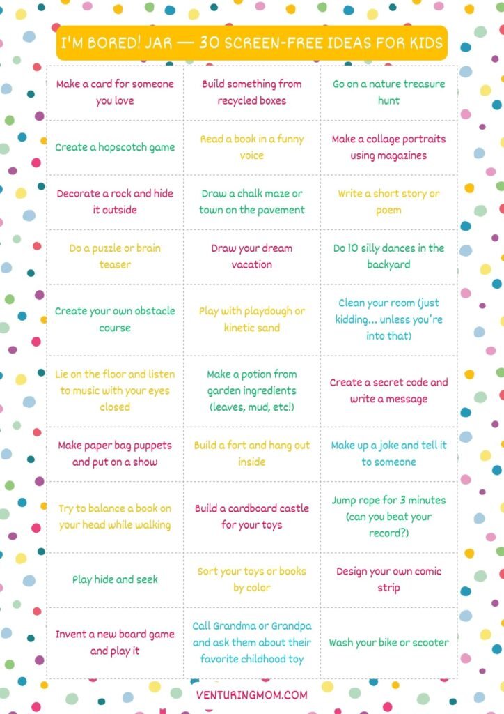 Summer activities for kids 