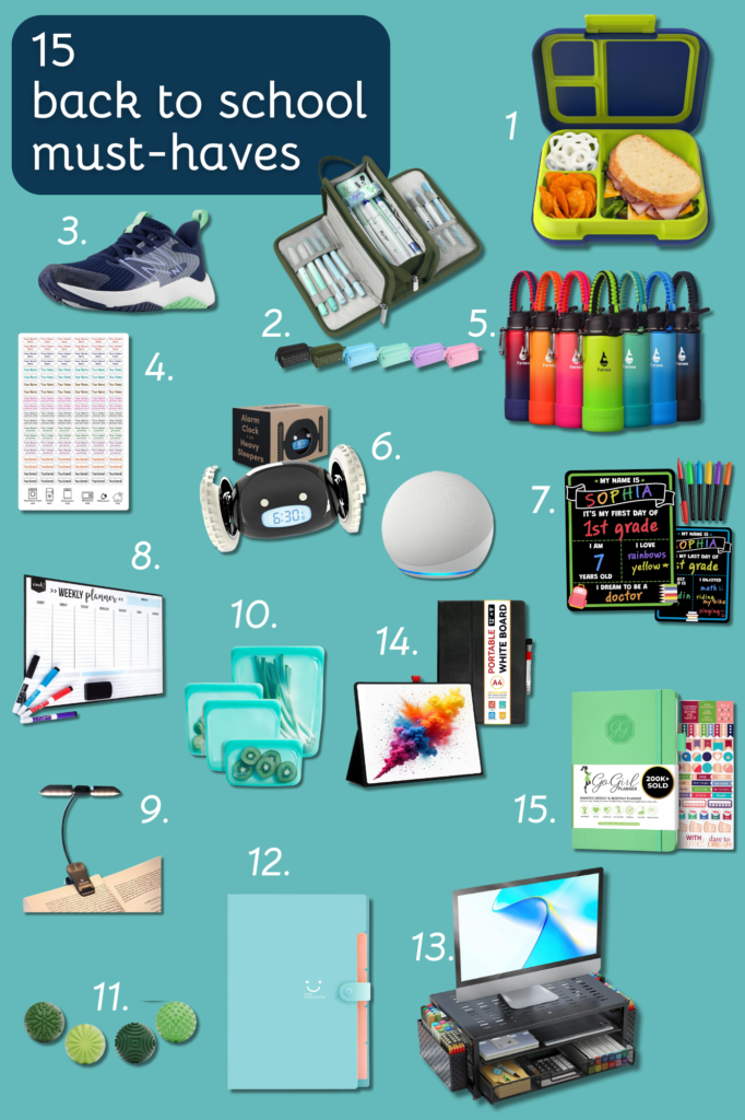 Mom’s survival kit with best back to school Amazon deals